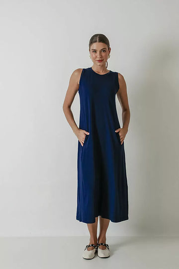 Vestido Visco Regata